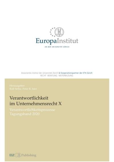 Verantwortlichkeit im Unternehmensrecht X