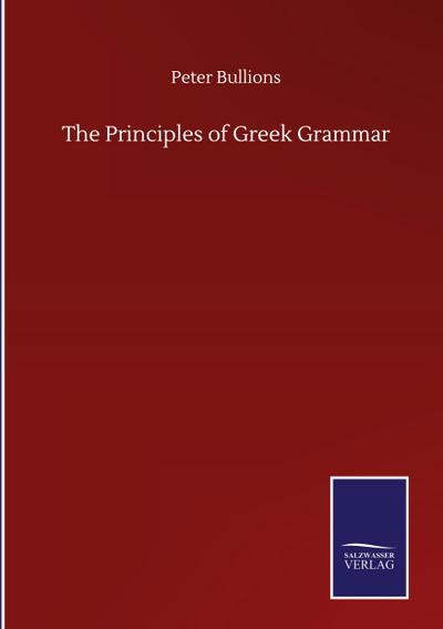 The Principles of Greek Grammar