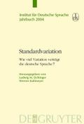 Standardvariation