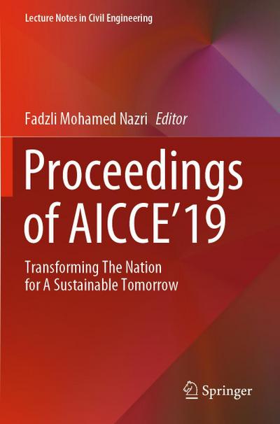 Proceedings of AICCE’19