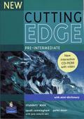 New Cutting Edge Pre-Intermediate Students Book and CD-Rom Pack