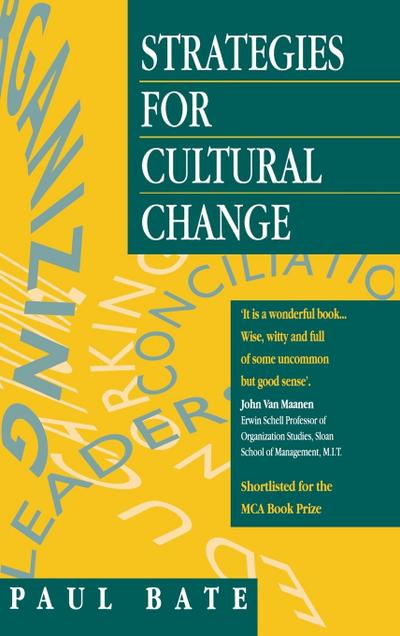 Strategies for Cultural Change