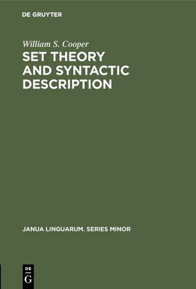 Set Theory and Syntactic Description - William S. Cooper