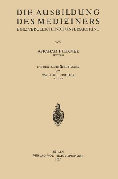 Die Ausbildung des Medi?iners