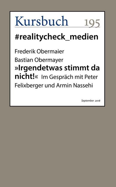 ’Irgendetwas stimmt da nicht!’