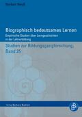 Biographisch bedeutsames Lernen