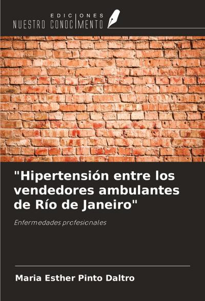 "Hipertensión entre los vendedores ambulantes de Río de Janeiro"