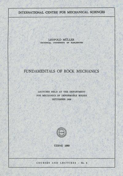 Fundamentals of Rock Mechanics