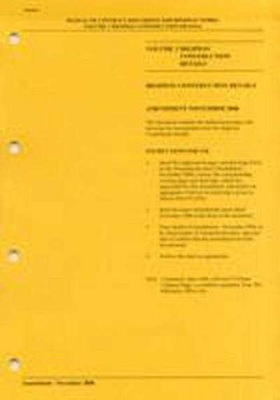 Manual of Contract Documents for Highway Works: Highway Construction Details V. 3: Amendment November 2006