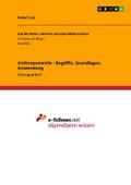 Anthropometrie - Begriffe, Grundlagen, Anwendung