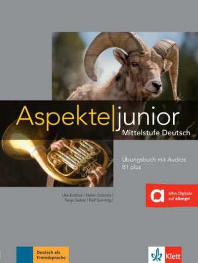 Aspekte junior B1 plus. Übungsbuch mit Audio-Dateien zum Download