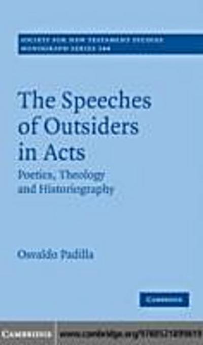 Speeches of Outsiders in Acts