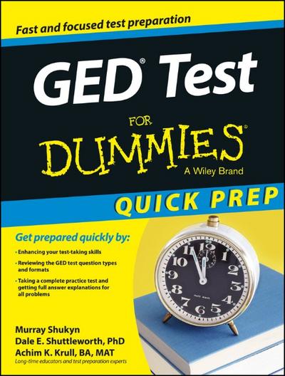 GED Test For Dummies, Quick Prep