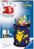 Ravensburger 3D Puzzle 11257 - Utensilo Pokémon Pikachu - 54 Teile - Stiftehalter für Pokémon Fans ab 6 Jahren, Schreibtisch-Organizer für Kinder