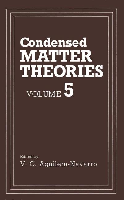 Condensed Matter Theories