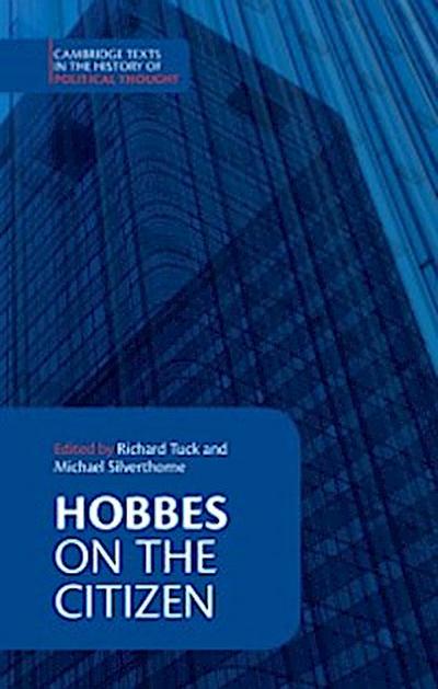 Hobbes: On the Citizen