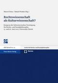 Rechtswissenschaft als Kulturwissenschaft