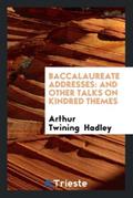 Baccalaureate Addresses