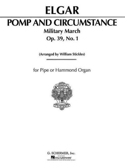 Pomp and Circumstance Military March op.39,1for organ