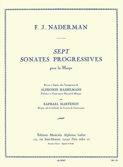 7 sonates progressives pour laharpe