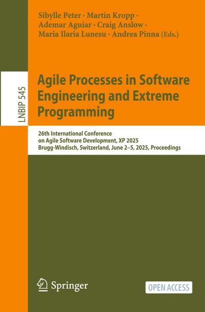 Agile Processes in Software Engineering and Extreme Programming