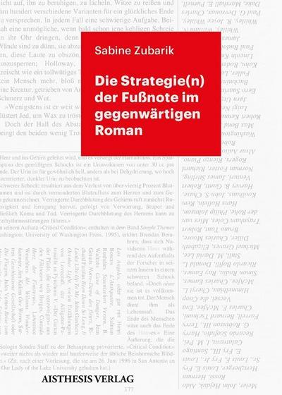 Die Strategie(n) der Fußnote im gegenwärtigen Roman