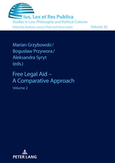 Free Legal Aid - A Comparative Approach