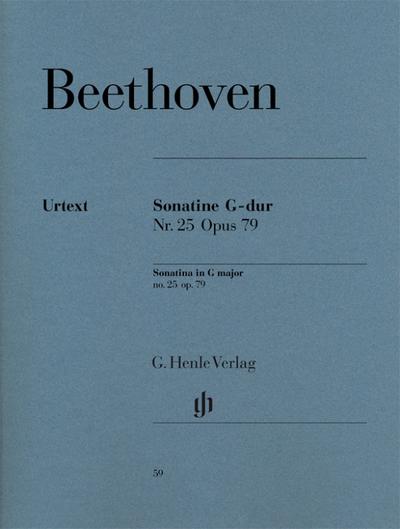 Beethoven, Ludwig van - Klaviersonatine Nr. 25 G-dur op. 79