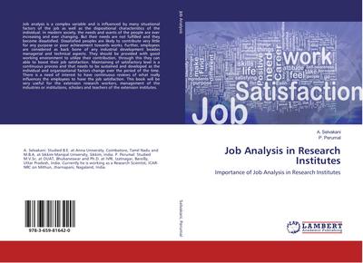 Job Analysis in Research Institutes