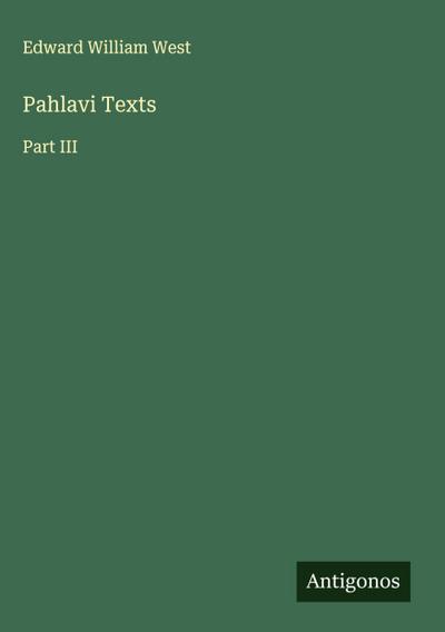 Pahlavi Texts
