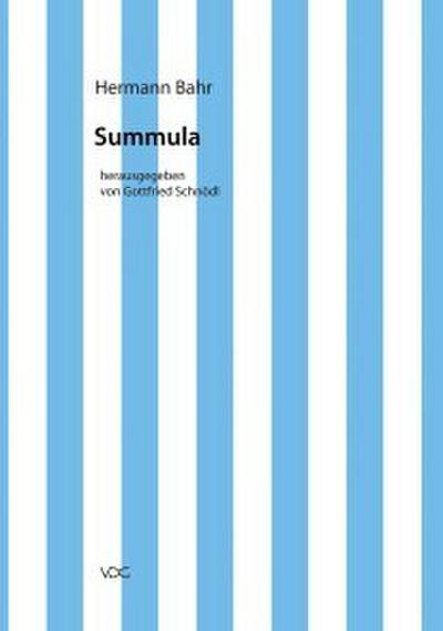Hermann Bahr / Summula