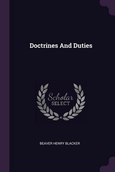Doctrines And Duties
