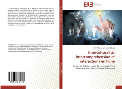 Interculturalité, intercompréhension et interactions en ligne