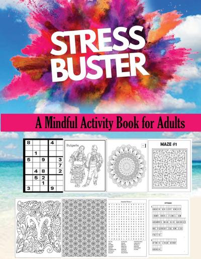 Stress Buster Activity book for adults