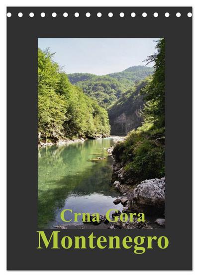 Crna Gora - Montenegro (Tischkalender 2025 DIN A5 hoch), CALVENDO Monatskalender