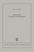 Beiträge zur Rechtstheorie