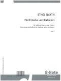 5 Lieder und Balladen op.3für mittlere Stimme und Klavier