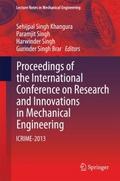 Proceedings of the International Conference on Res