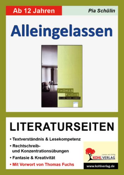 Thomas Fuchs ’Alleingelassen’, Literaturseiten