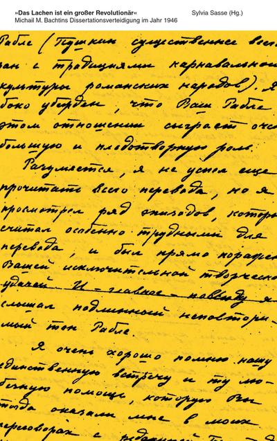 "Das Lachen ist ein grosser Revolutionär"