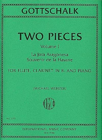 2 Pieces vol.1for flute, clarinet and piano
