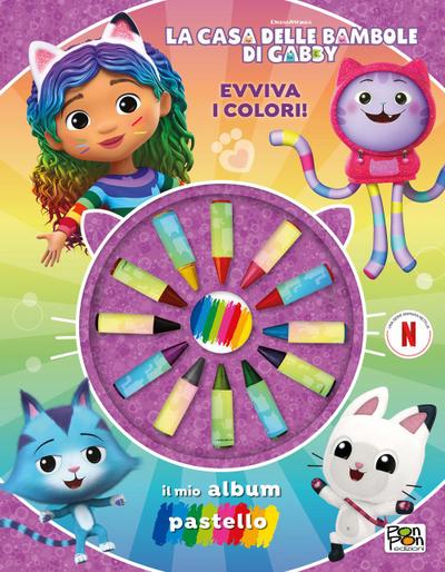 Evviva i colori! La casa delle bambole di Gabby. Il mio album pastello
