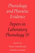 Phonology and Phonetic Evidence