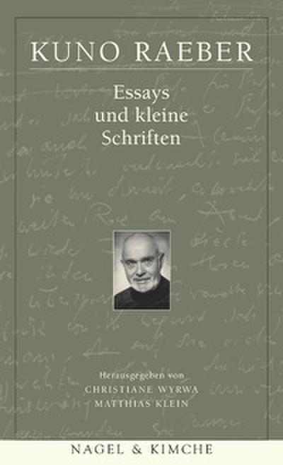 Essays und kleine Schriften