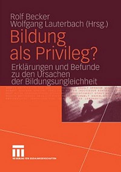 Bildung als Privileg?