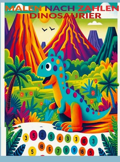 Malen nach Zahlen - Dinosaurier
