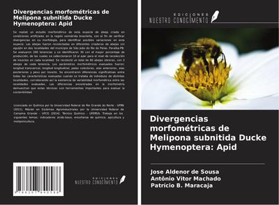 Divergencias morfométricas de Melipona subnitida Ducke Hymenoptera: Apid