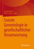 Soziale Gerontologie in gesellschaftlicher Verantwortung