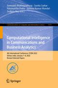 Computational Intelligence in Communications and Business Analytics