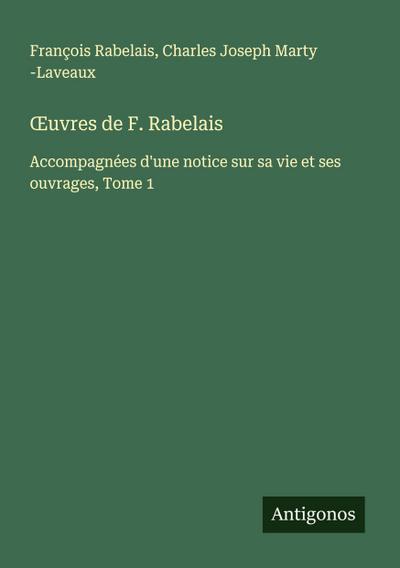 ¿uvres de F. Rabelais